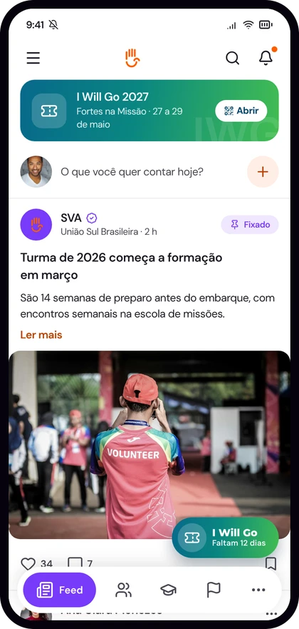 Feed do protótipo SVA